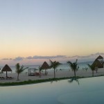 Cancun beach panorama